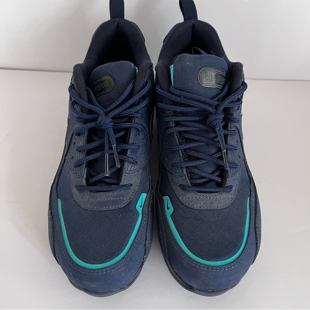 Nike Air Max 90 Surplus Navy Black Teal Sneakers Men’s 10 DC9389-400 - Picture 4 of 11